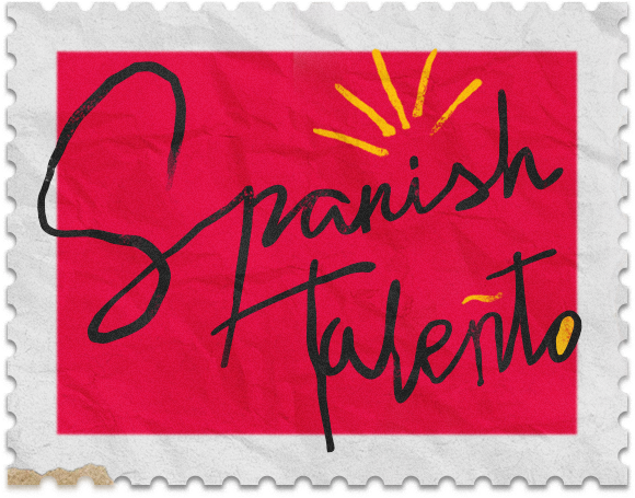 Sello de Spanish Taleñto con relieve y textura
